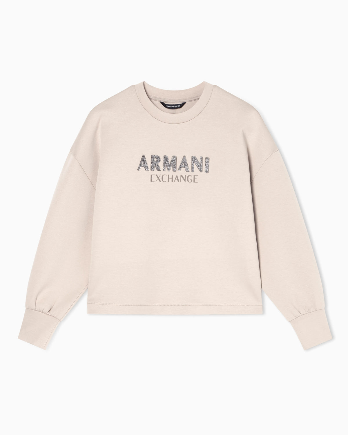 Crewneck sweatshirt in scuba fabric