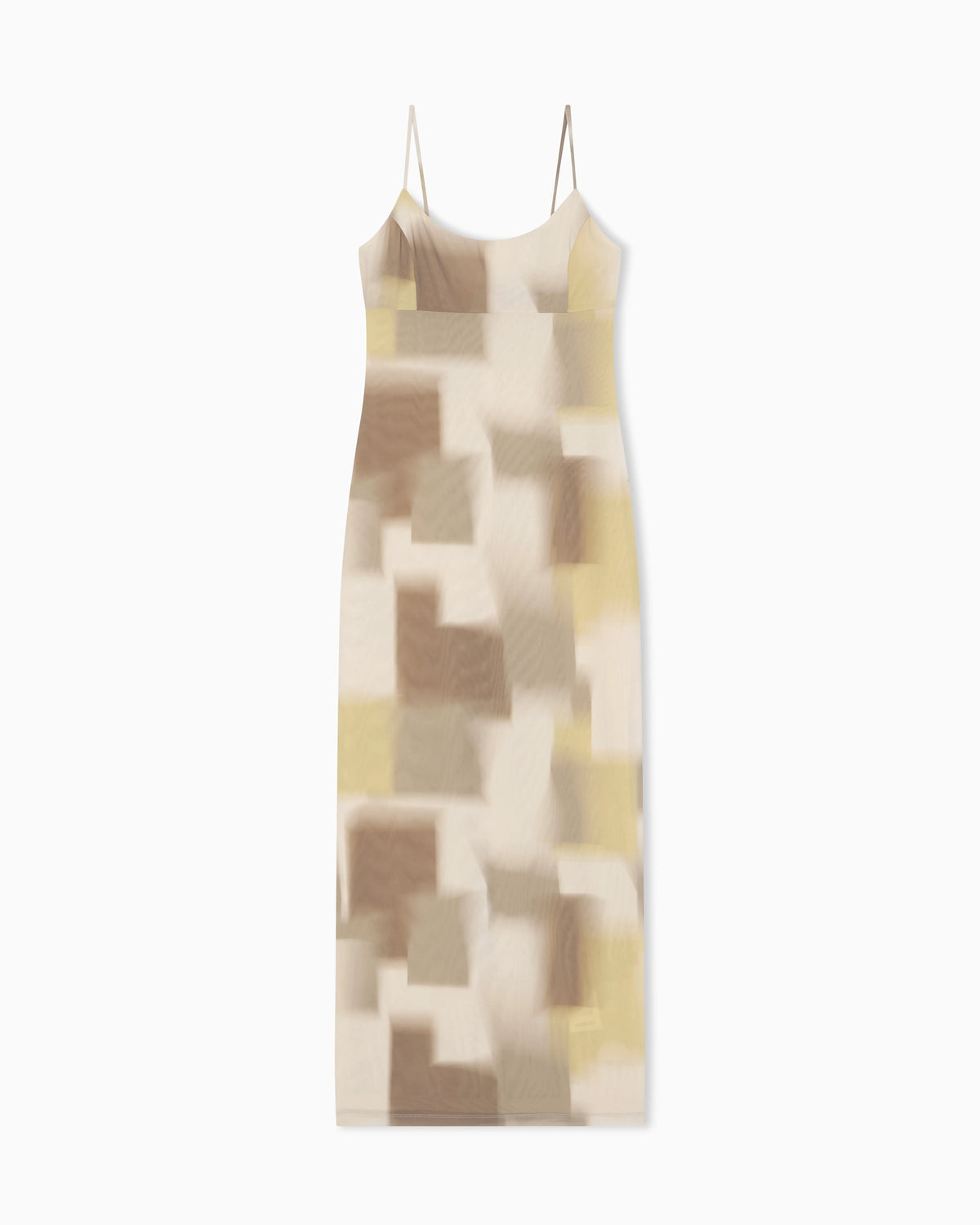 Maxi dress with thin straps