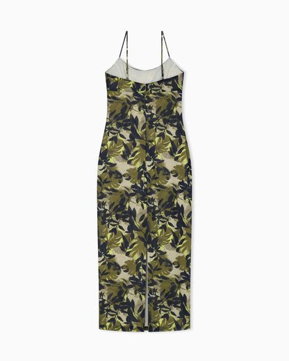 Maxi dress with thin straps