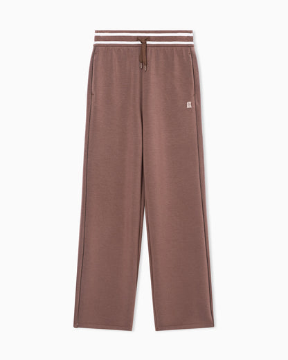 Jogger pants with contrasting trims