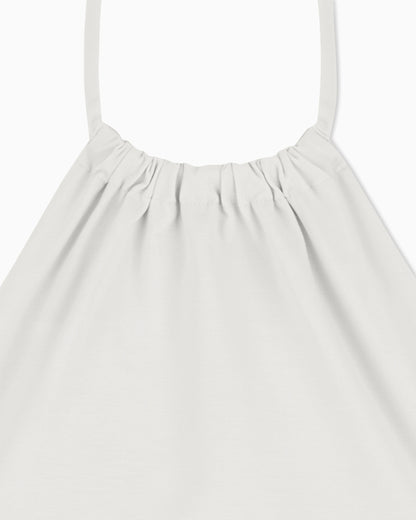 Cropped top in scuba fabric