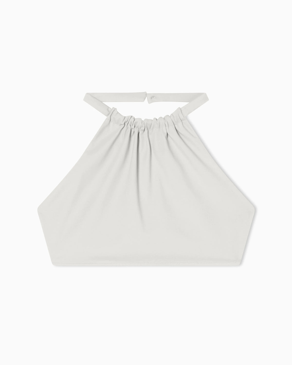 Cropped top in scuba fabric