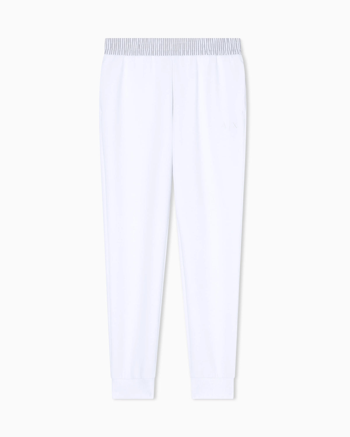 Jogger pants with contrasting inserts