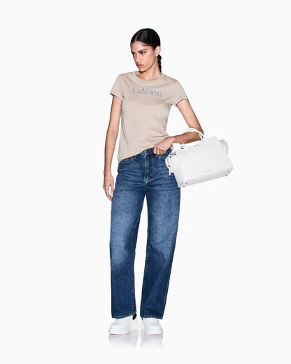 Slim fit T-shirt in cotton jersey