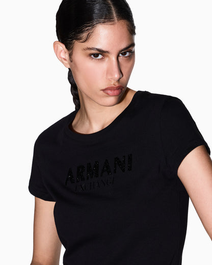 Slim fit T-shirt in cotton jersey
