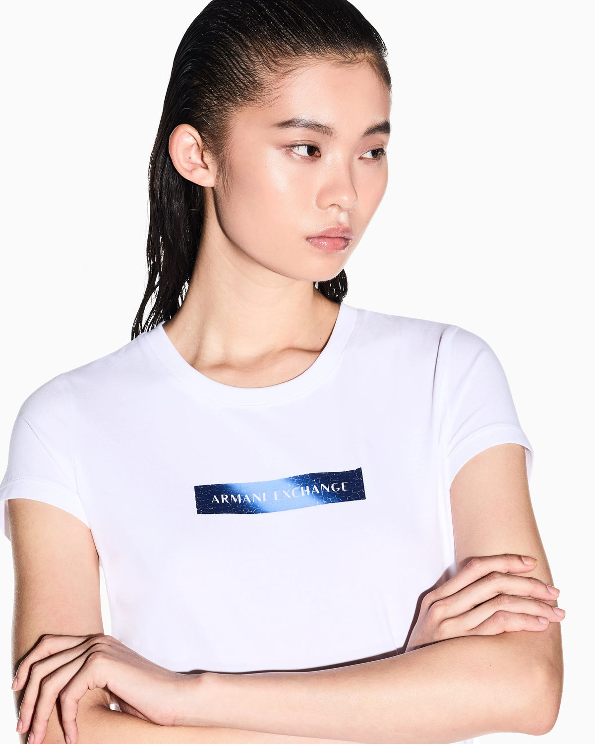 Slim Fit T-Shirt in Stretch Cotton Jersey
