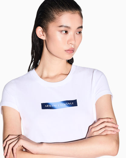 Slim Fit T-Shirt in Stretch Cotton Jersey