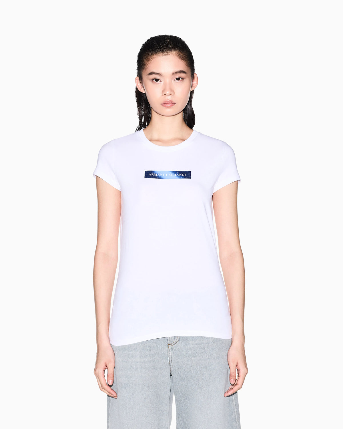Slim Fit T-Shirt in Stretch Cotton Jersey