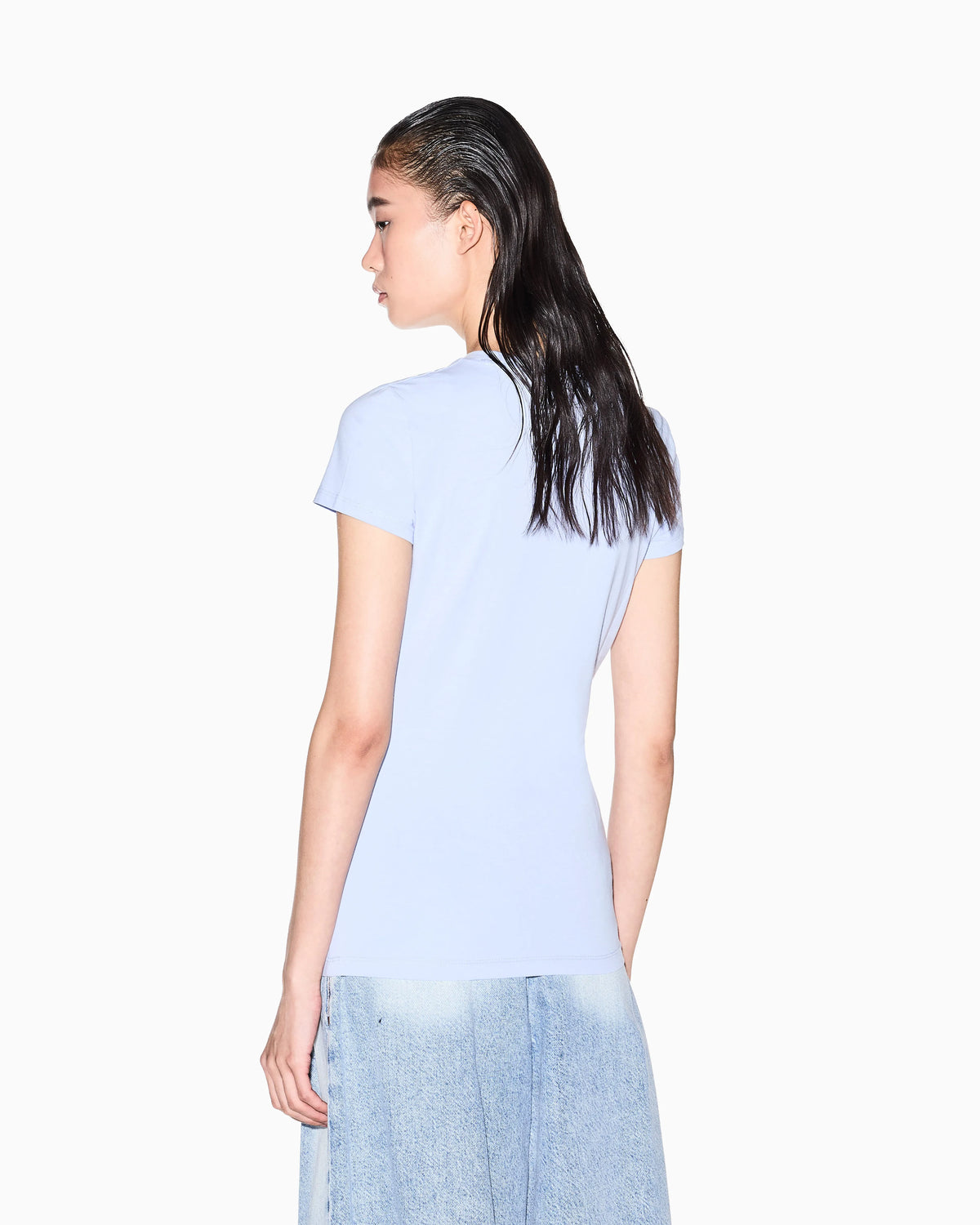 Slim Fit T-Shirt in Stretch Cotton Jersey