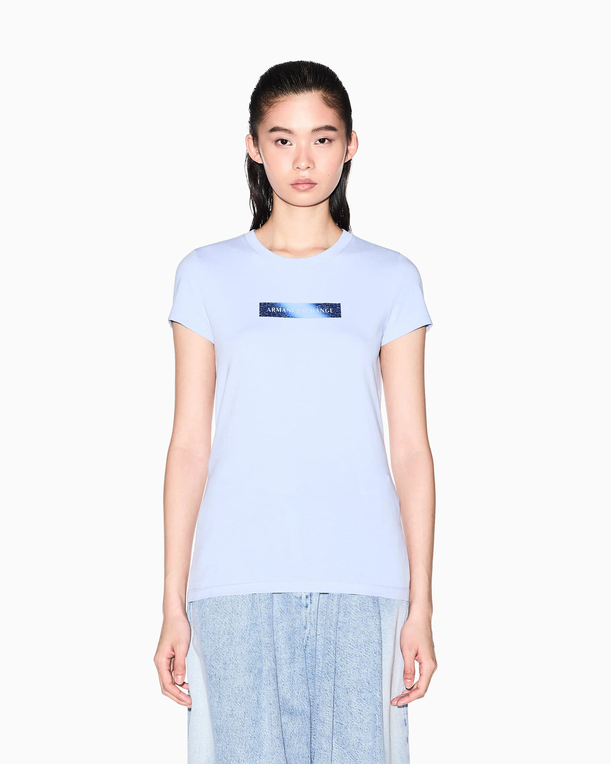 Slim Fit T-Shirt in Stretch Cotton Jersey