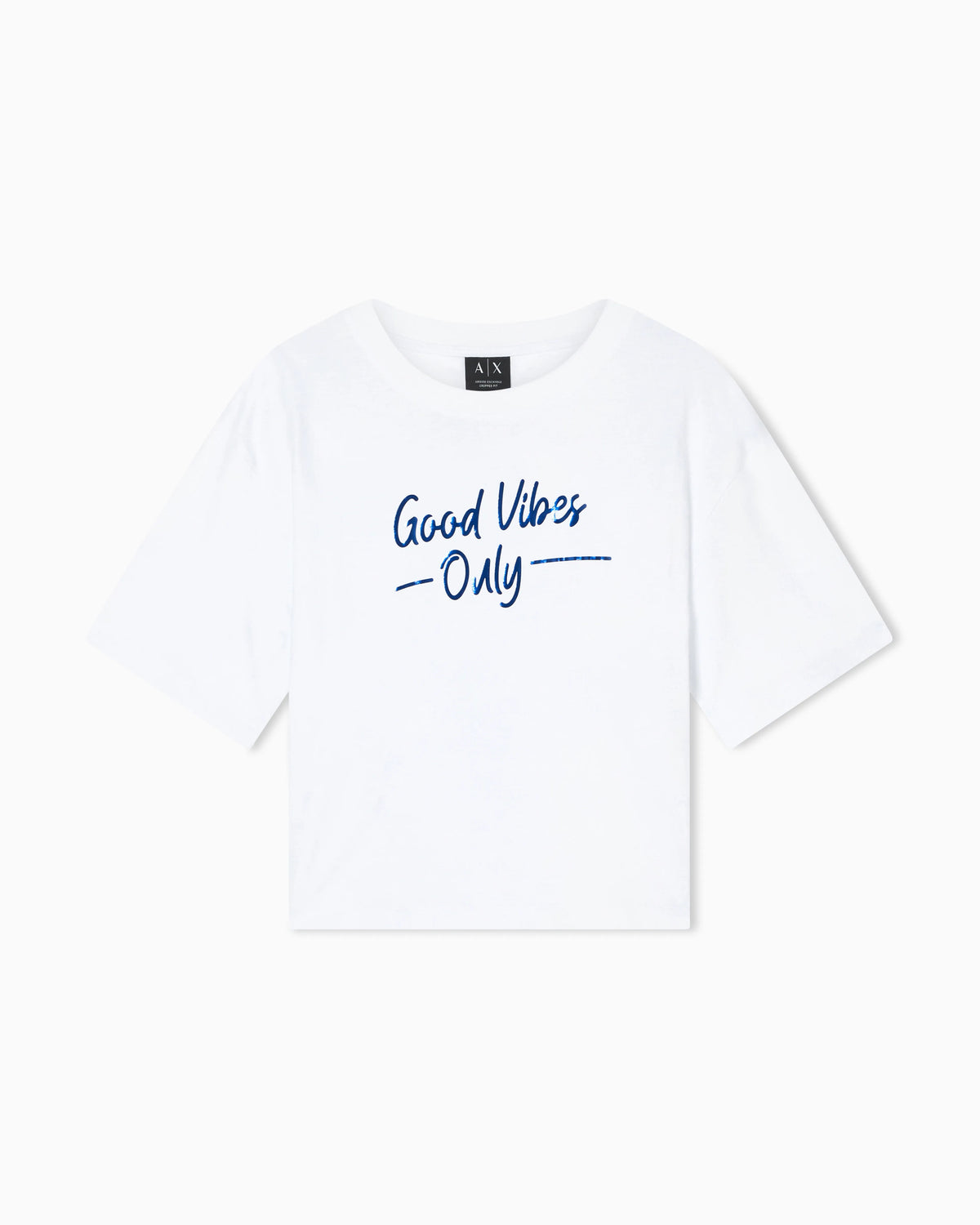 Cropped Cotton Jersey T-Shirt