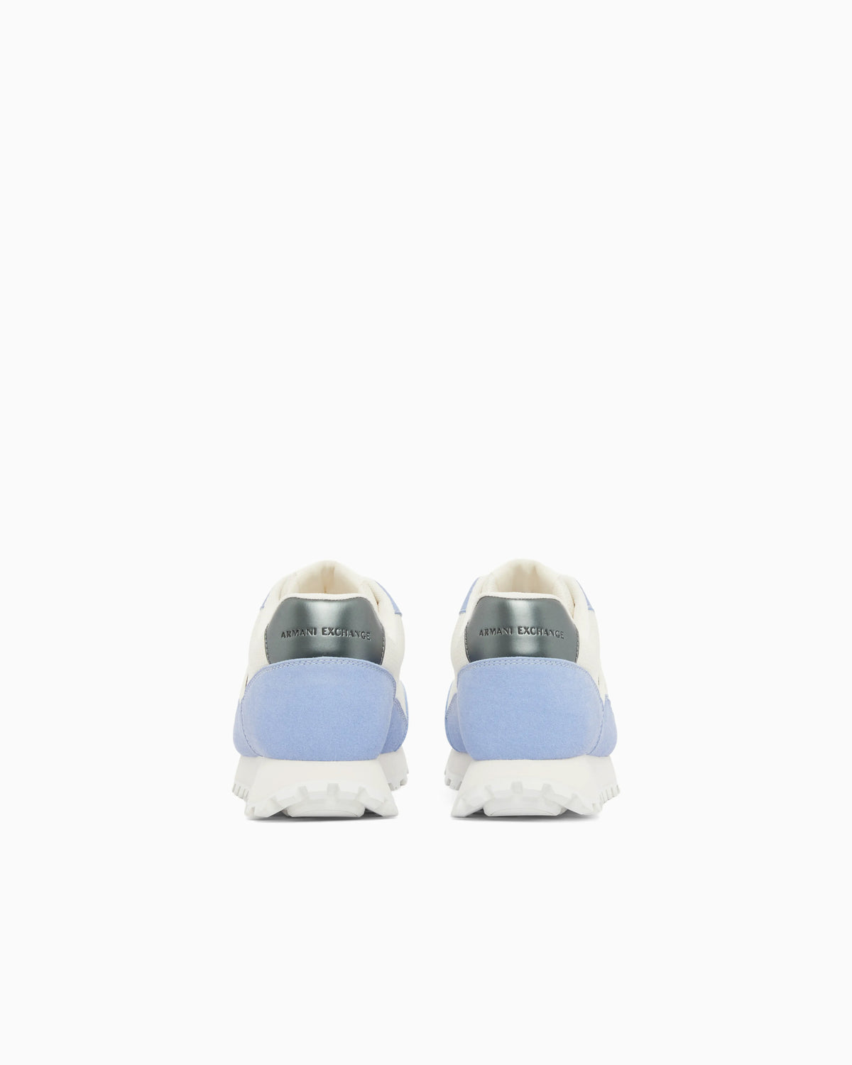 Sneakers in mesh and microsuede