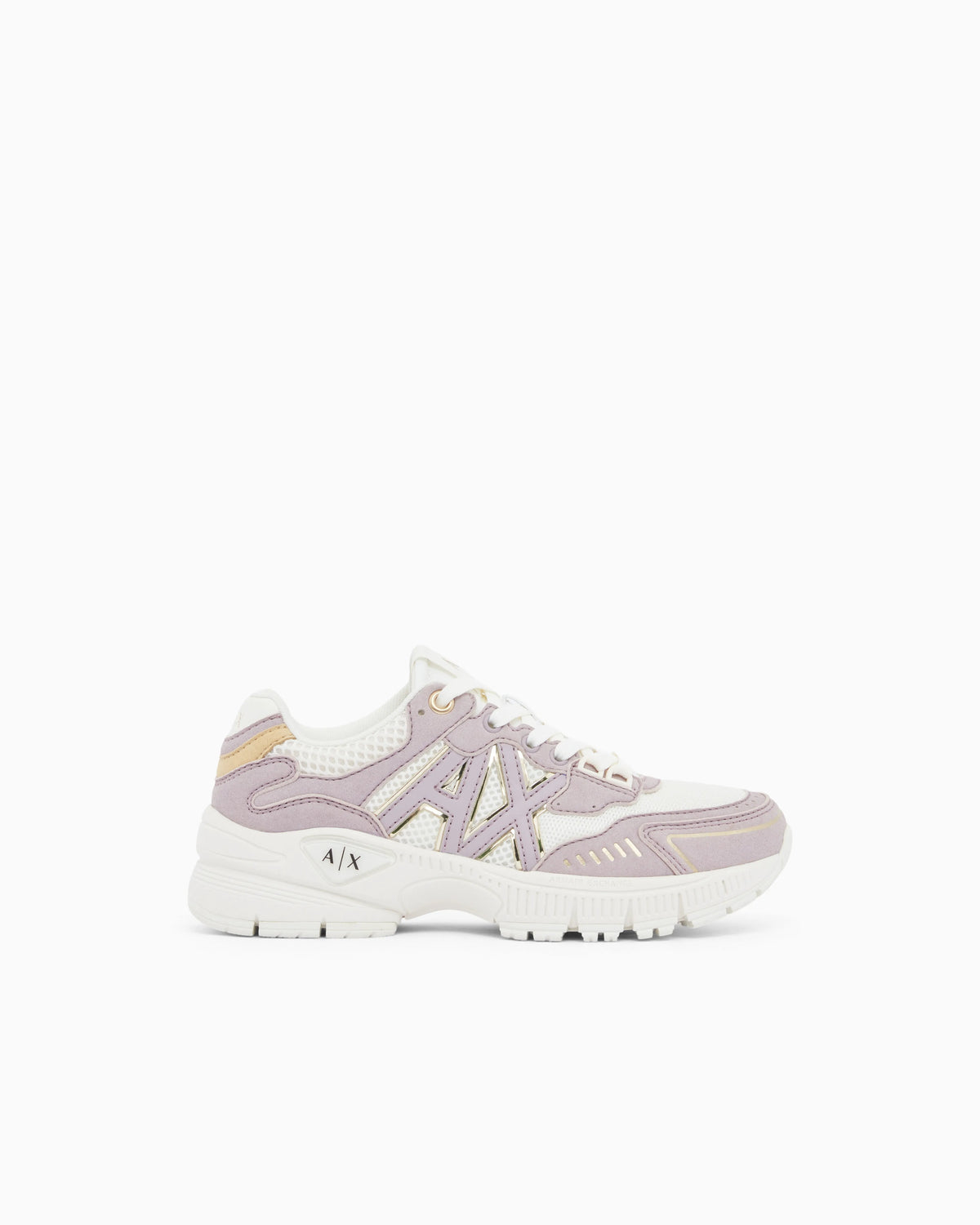 Sneakers in mesh and nylon with rubber sole
