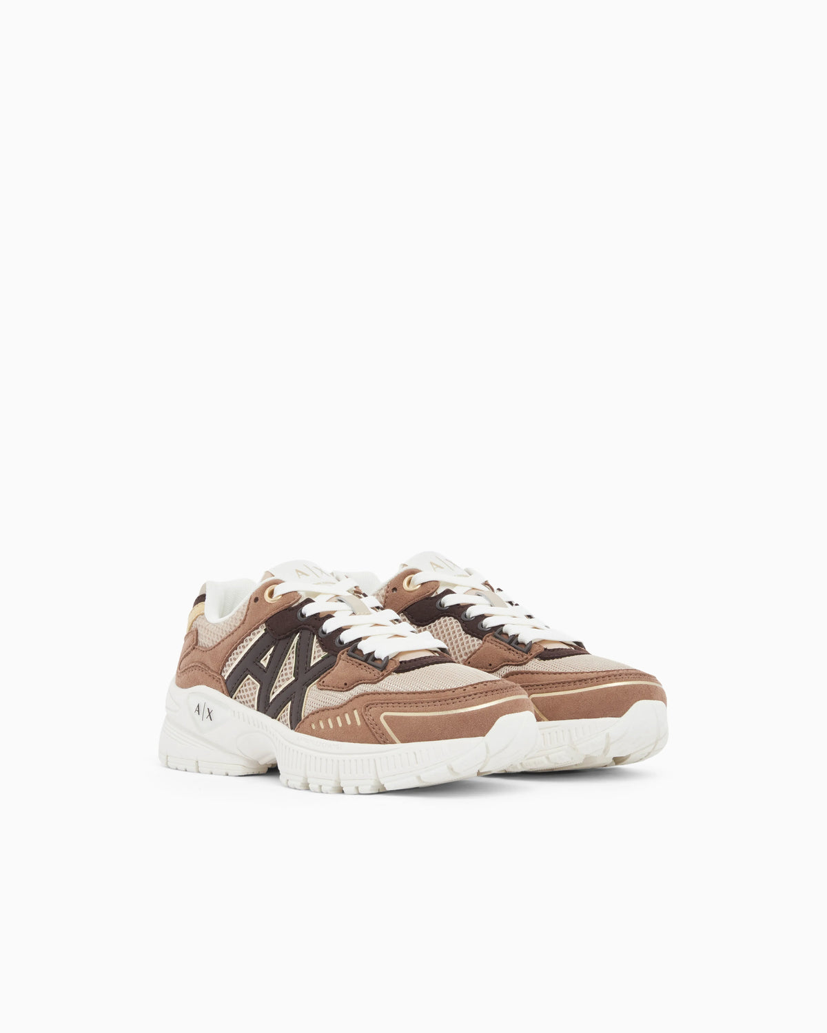 Sneakers in mesh and nylon with rubber sole