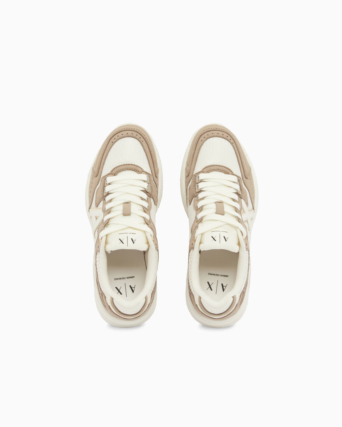 Sneakers in mesh and nylon with rubber sole