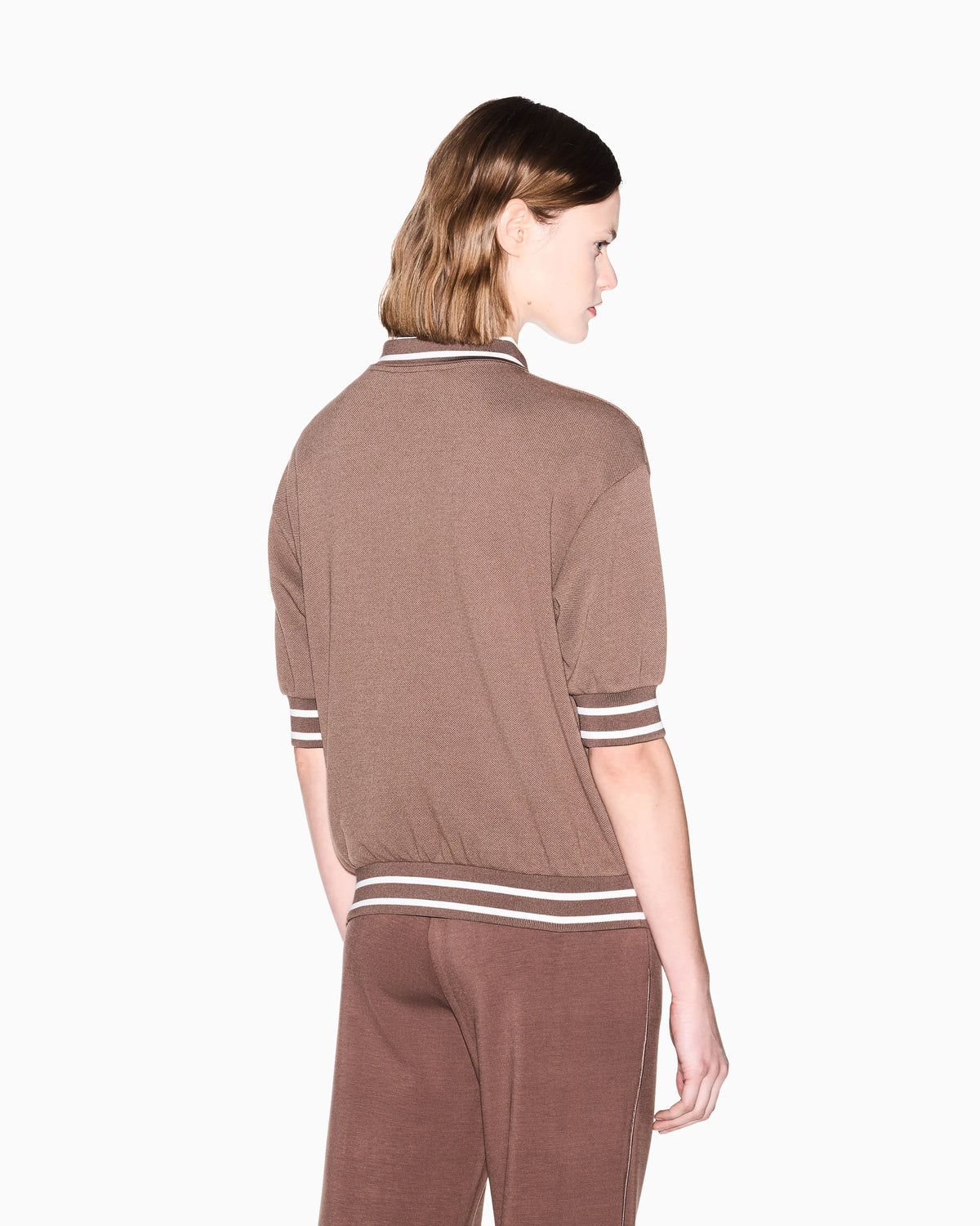 Stretch Viscose Piquet Polo