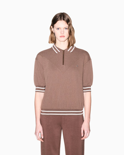 Stretch Viscose Piquet Polo