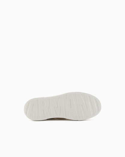 Minimal Chic Sneakers in Textured Faux Leather