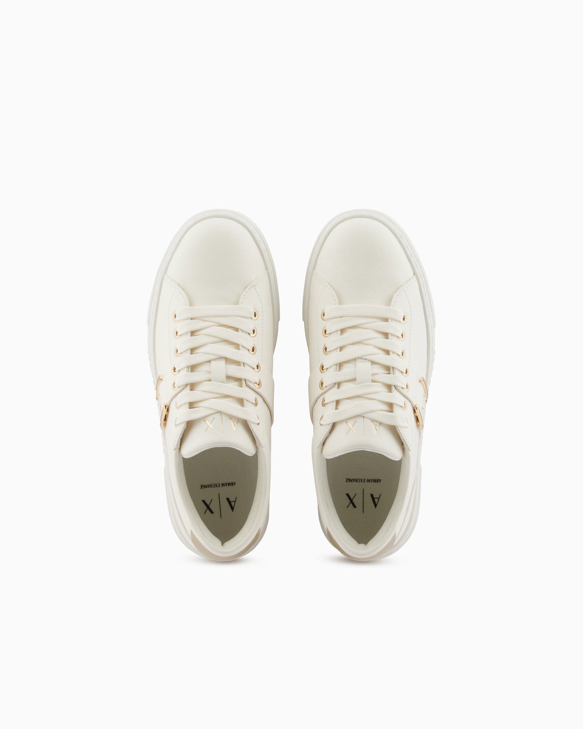 Minimal Chic Sneakers in Textured Faux Leather