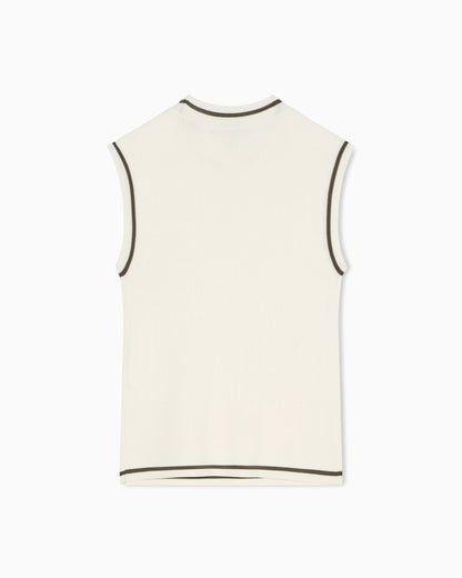 Recycled Viscose V-Neck Top