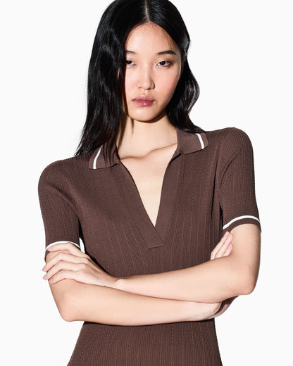 Long Dress with Cut-out Detail