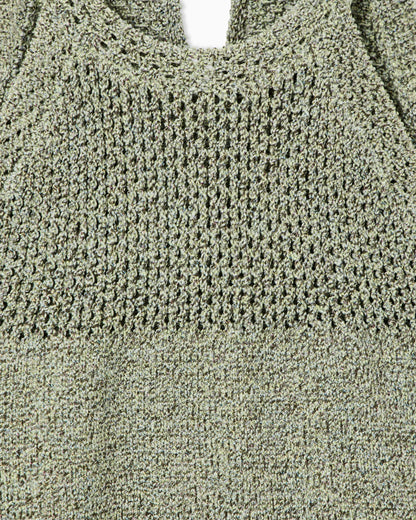 Lurex knit mini dress