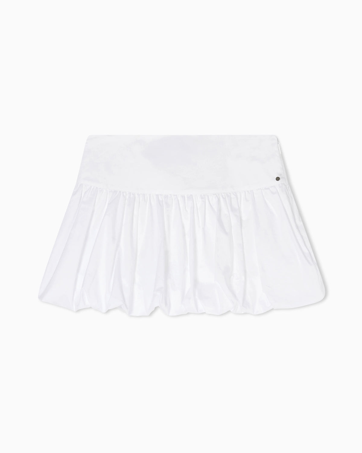 Mini A-Line Skirt in Fine Cotton Twill