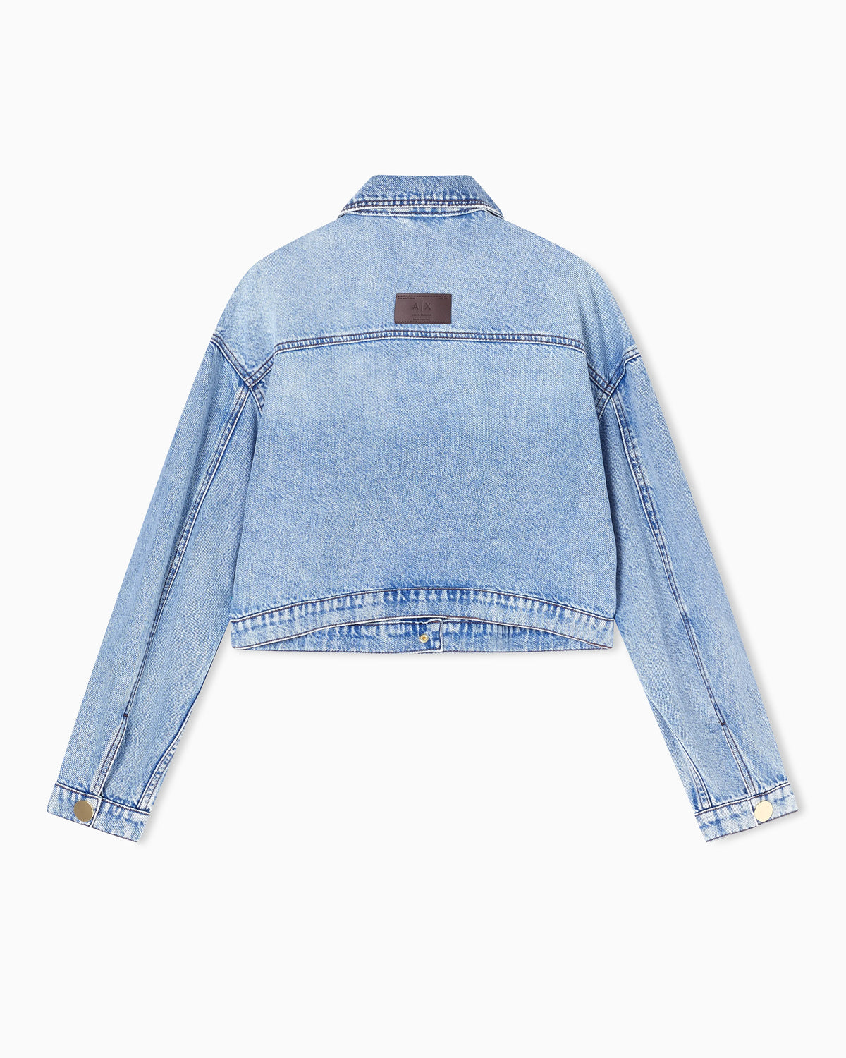 Light Denim Jacket in Rigid Lyocell Cotton