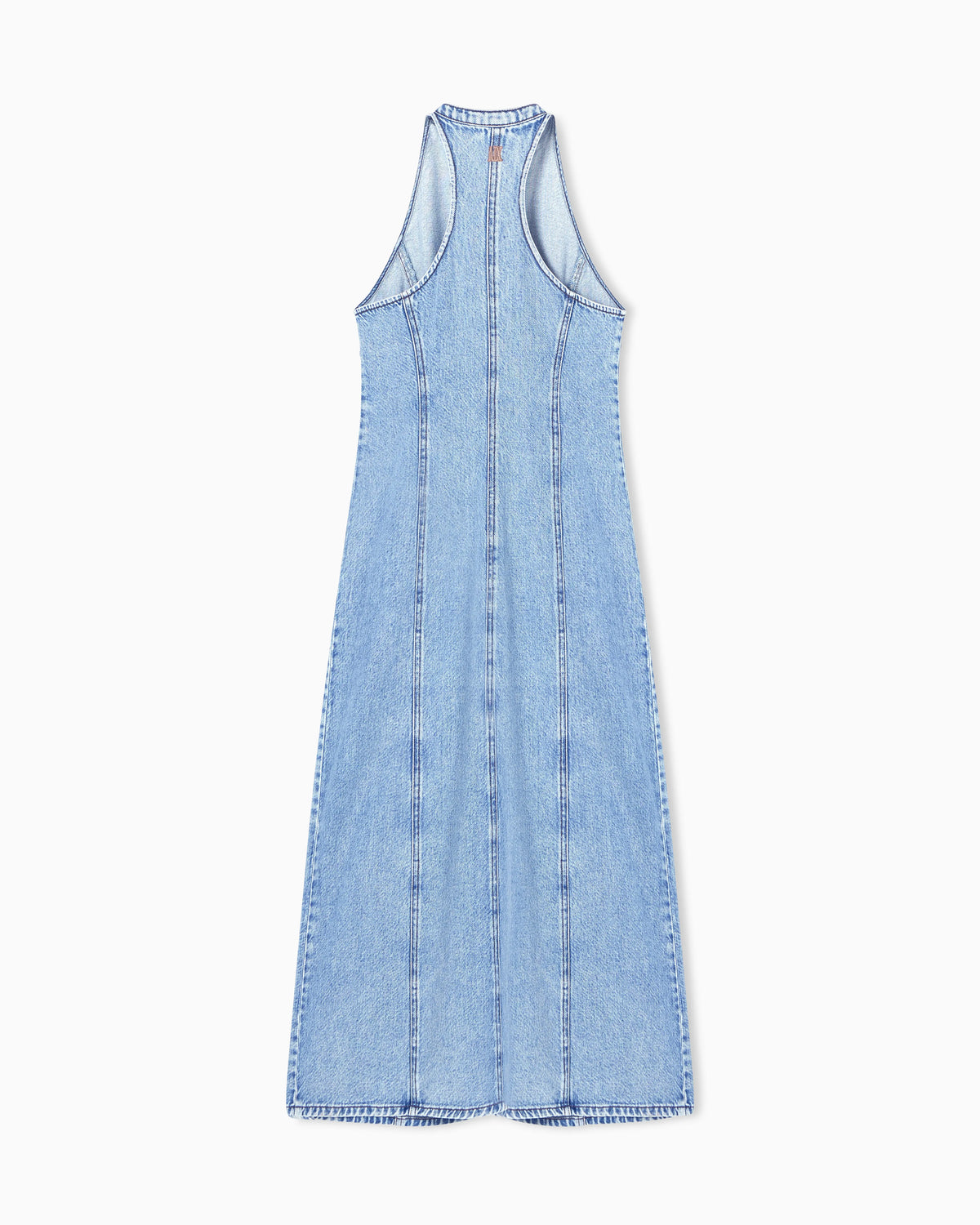 Maxi Denim Zip Up Dress
