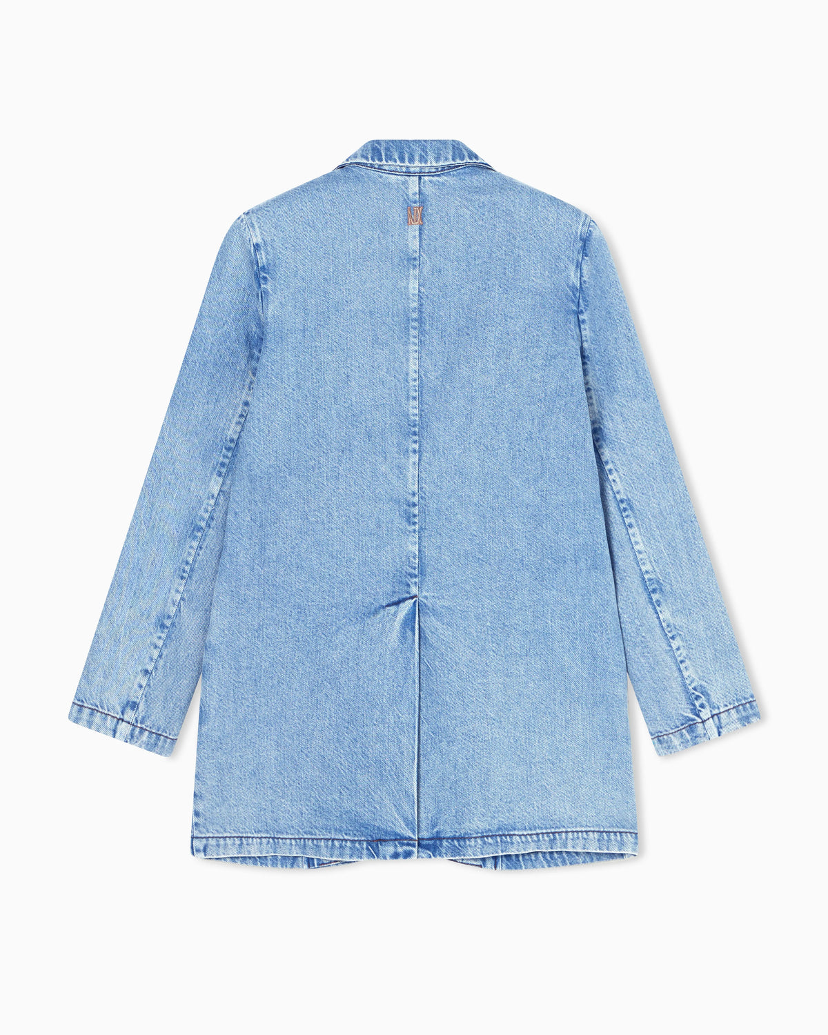 Oversized Rigid Cotton-Lyocell Denim Jacket