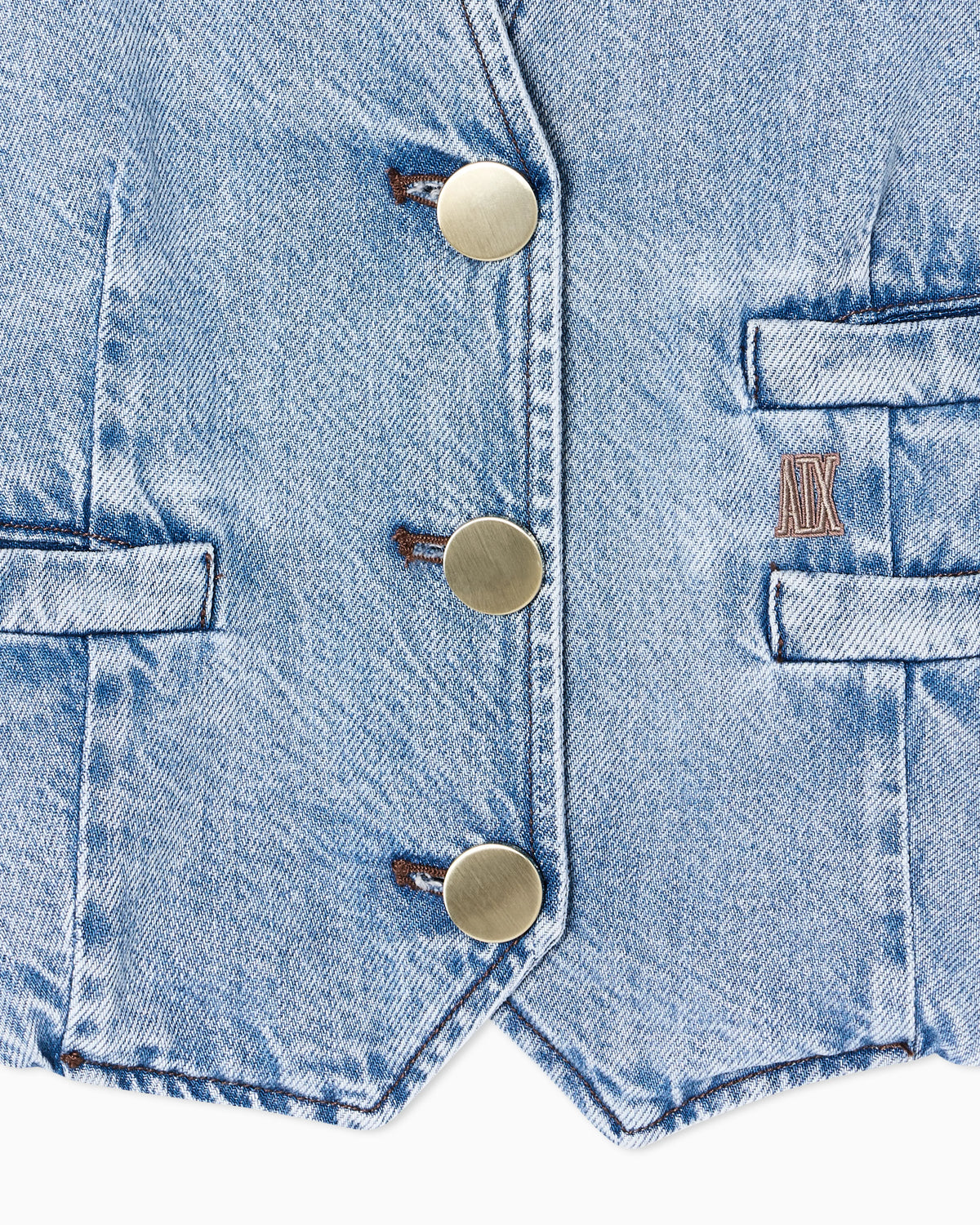 Lightweight Cotton and Lyocell Denim Vest