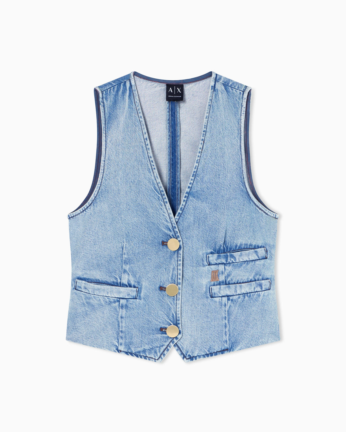 Lightweight Cotton and Lyocell Denim Vest