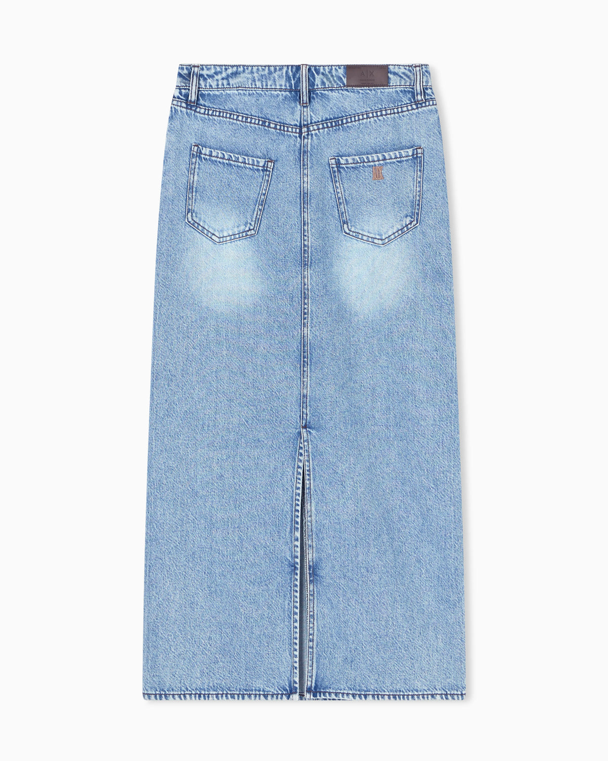 Long Denim Skirt in Lyocell Cotton