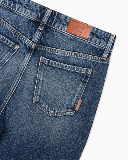 Cotton Denim Shorts