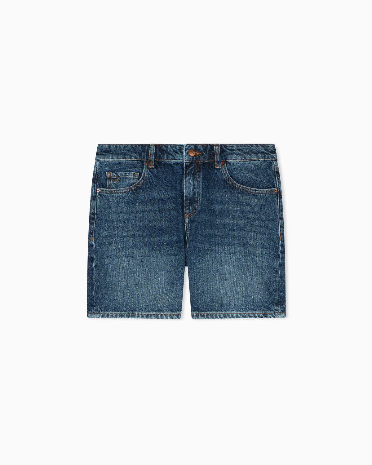 Cotton Denim Shorts