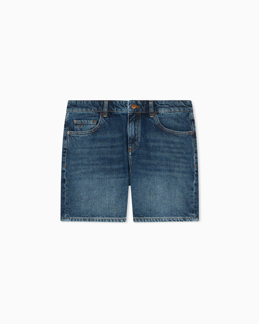 Cotton Denim Shorts