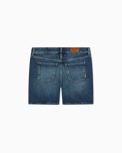 Cotton Denim Shorts