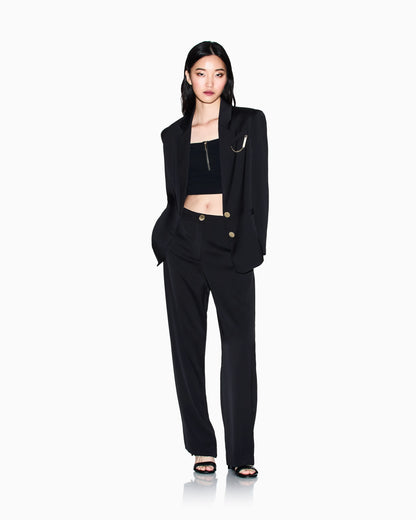 Classic Trousers in Recycled Crêpe Satin