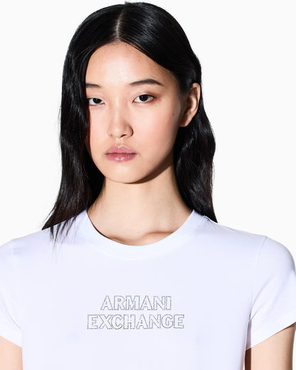 Slim fit T-shirt in stretch cotton jersey