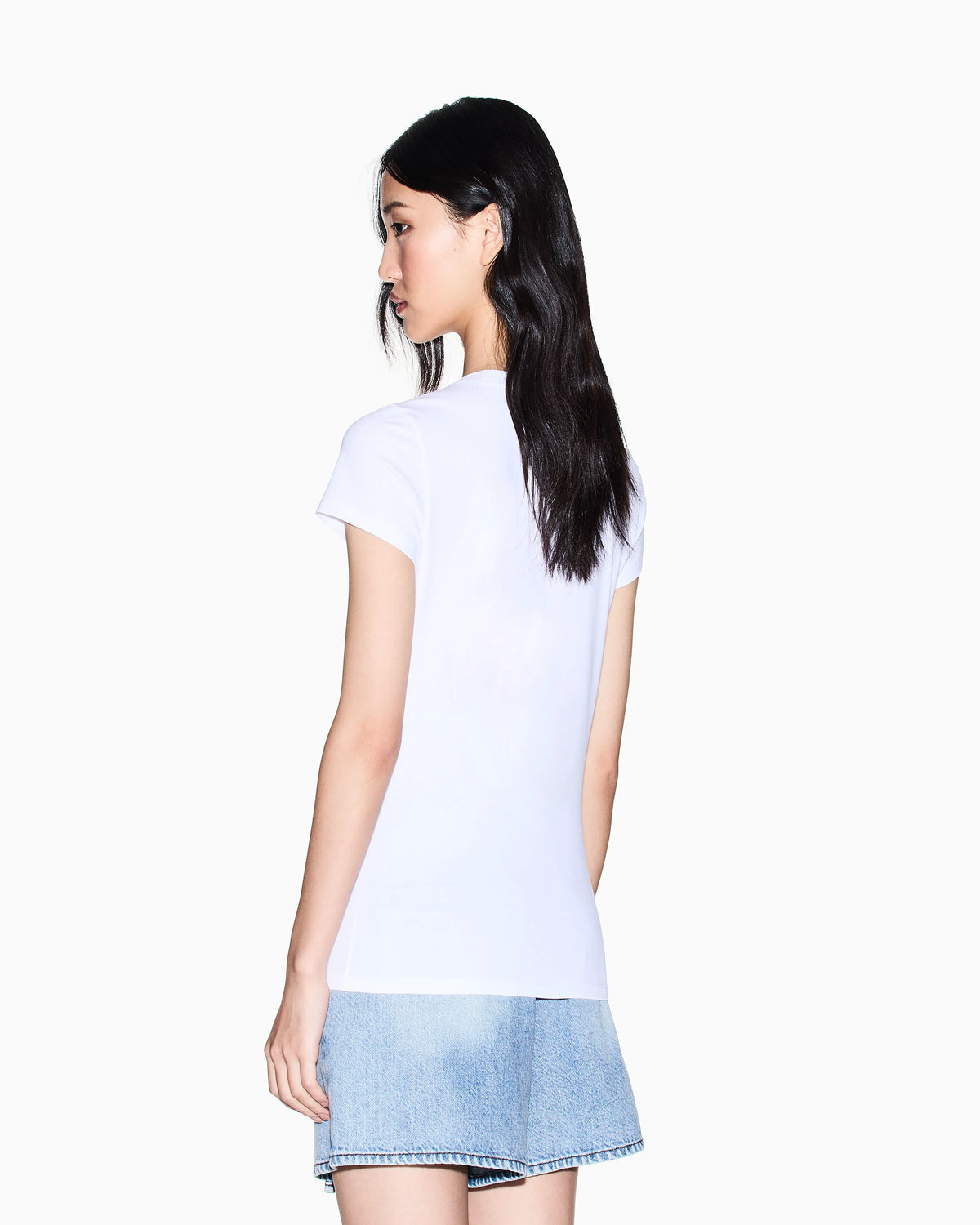 Slim fit T-shirt in stretch cotton jersey