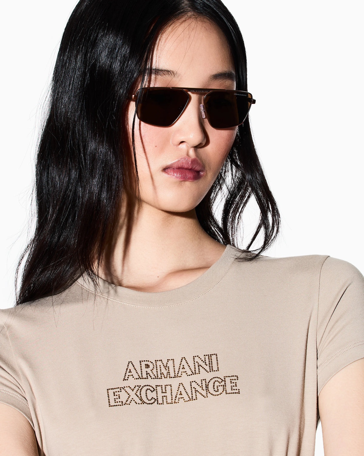 Slim fit T-shirt in stretch cotton jersey