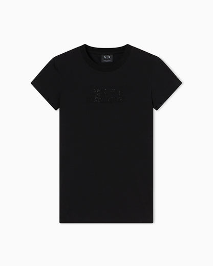 Slim fit T-shirt in stretch cotton jersey