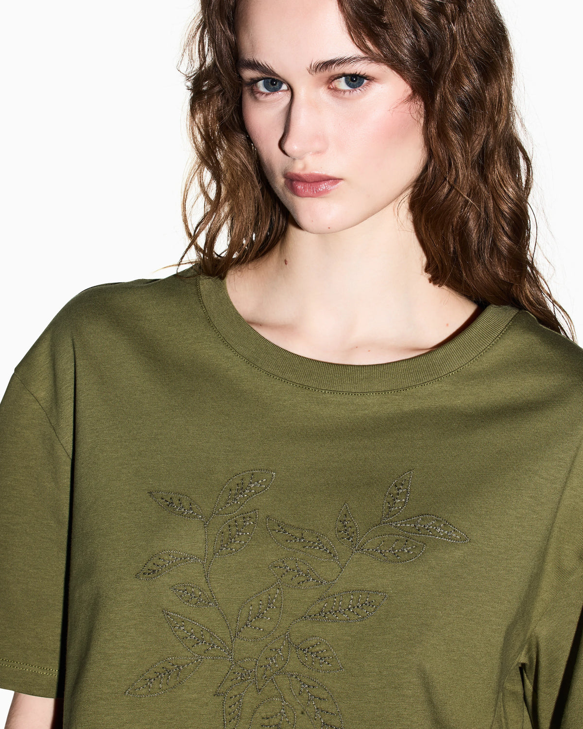 Cropped Heavy Jersey T-Shirt