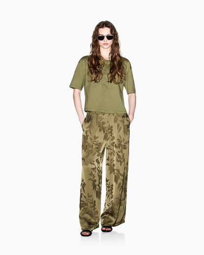Cropped Heavy Jersey T-Shirt