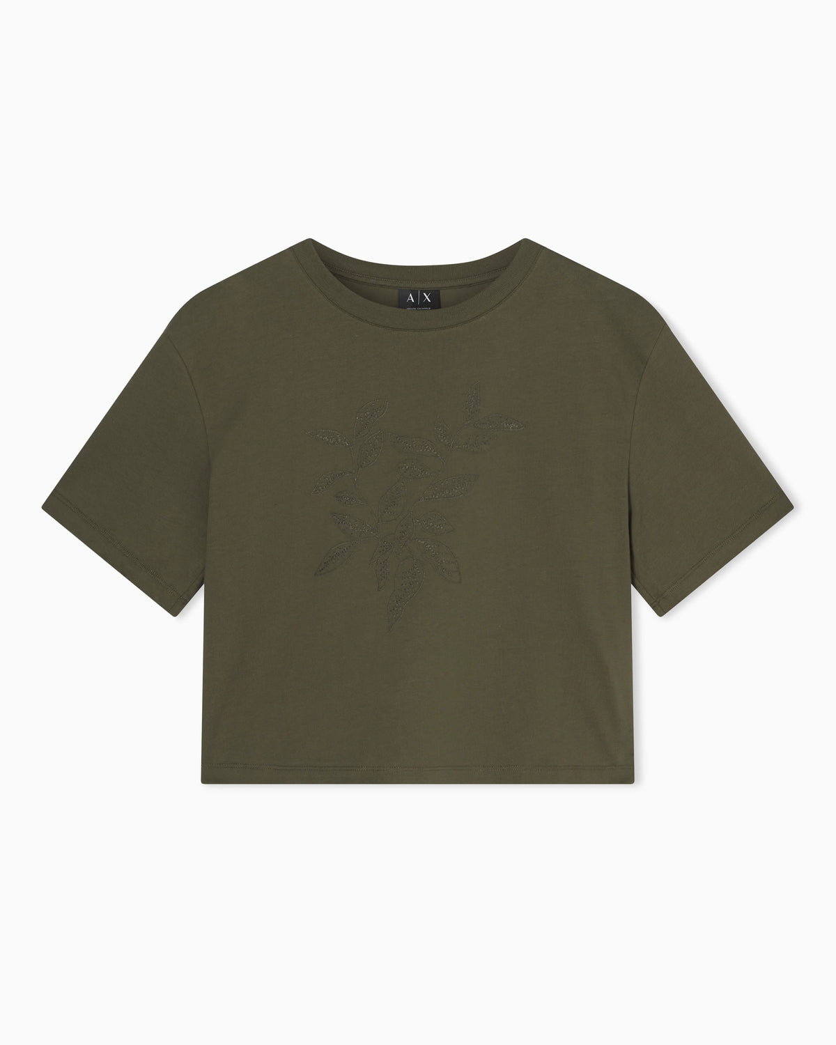Cropped Heavy Jersey T-Shirt
