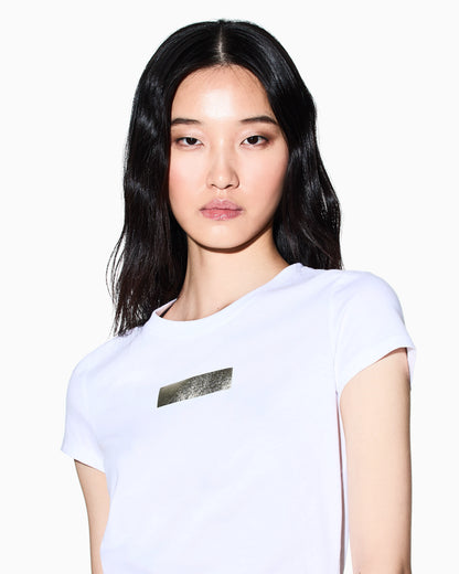 Slim fit T-shirt in cotton jersey
