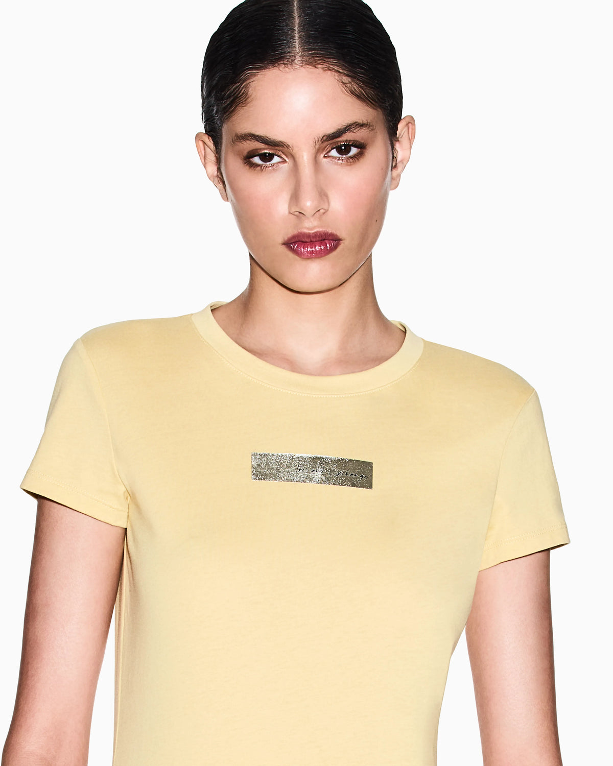 Slim fit T-shirt in cotton jersey