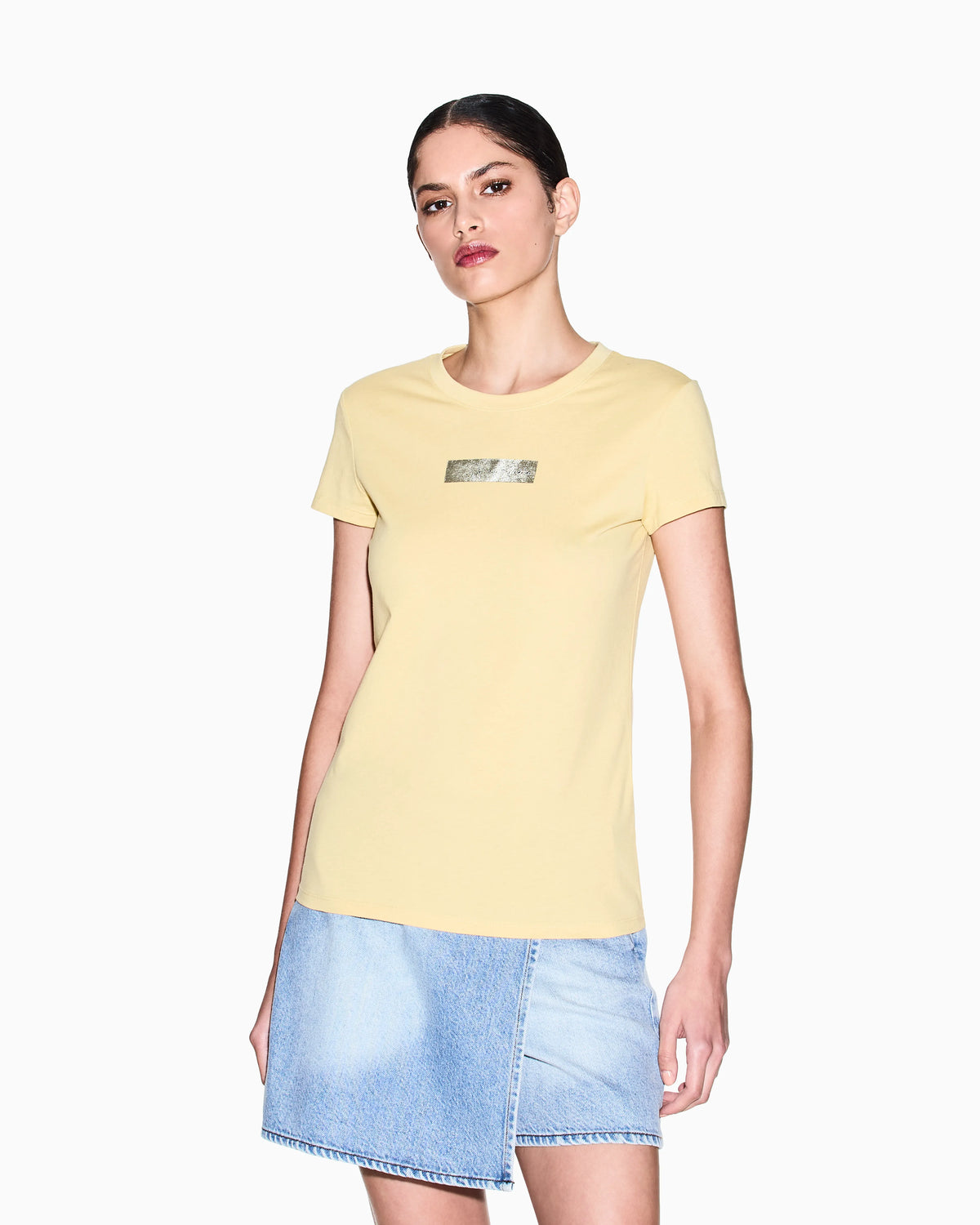 Slim fit T-shirt in cotton jersey