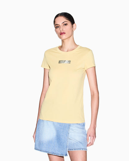 Slim fit T-shirt in cotton jersey
