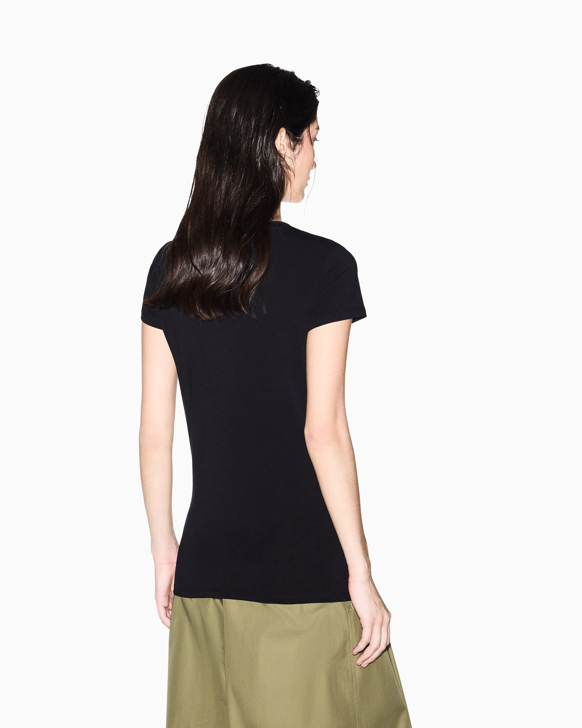 Slim Fit T-shirt in Stretch Cotton Jersey
